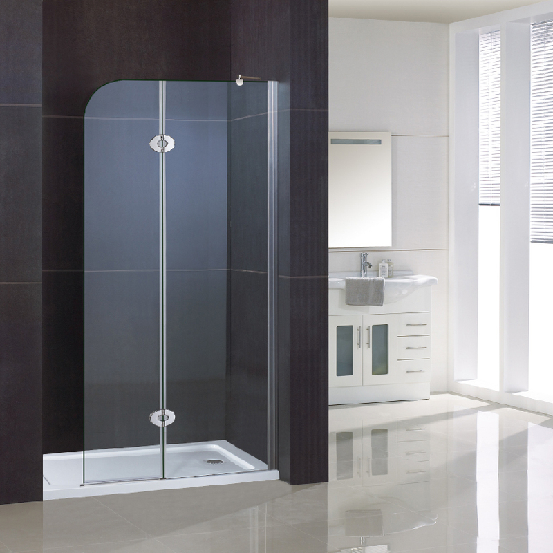 Banheiro Custom Redondo Frameless Glass Hinged Doors (BC-20)