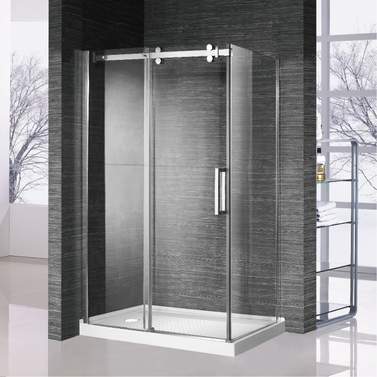 Casa Personalizado Frameless Glass Sliding Barn Duche Portas (HC419F)