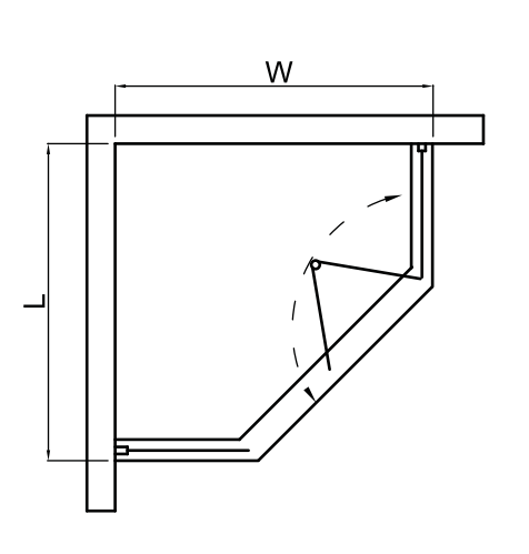 Porta de Diamond Pivot.