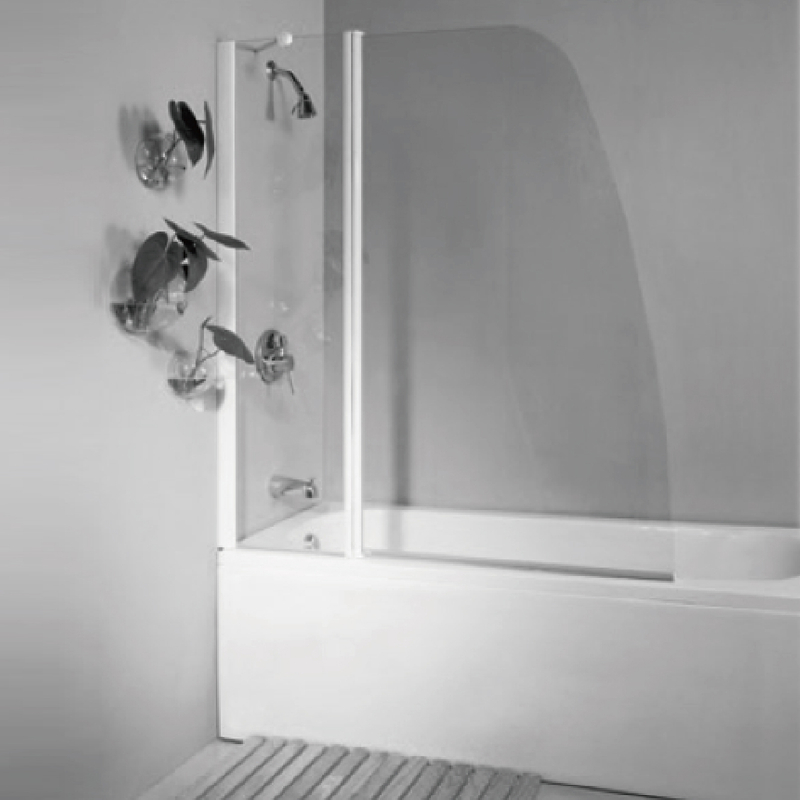 Portas de banho de vidro de banheira sob medida Switch Bath Screens (BS-40)